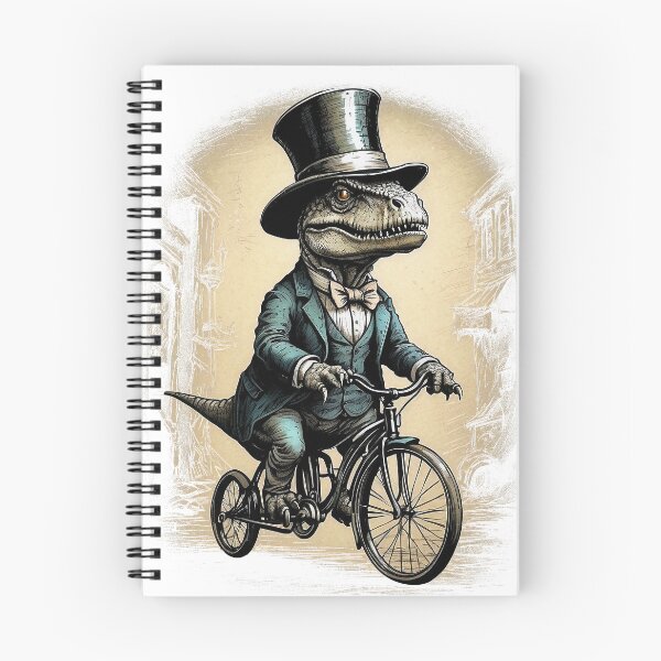 Item preview, Dinosaur On Bicycle  designed and sold by mermaids001.