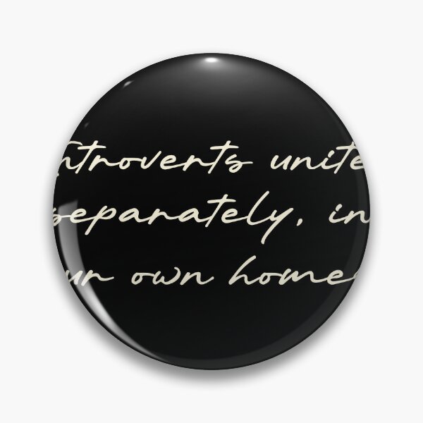 Item preview, Introverts unite… separately, in our own homes designed and sold by Ninjacatoff.