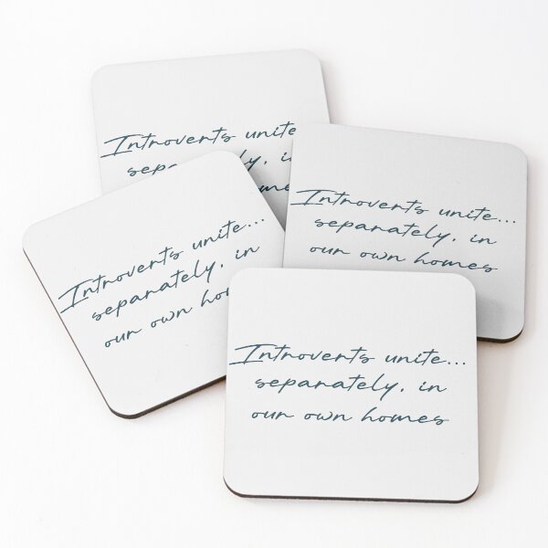 Item preview, Introverts unite… separately, in our own homes designed and sold by Ninjacatoff.