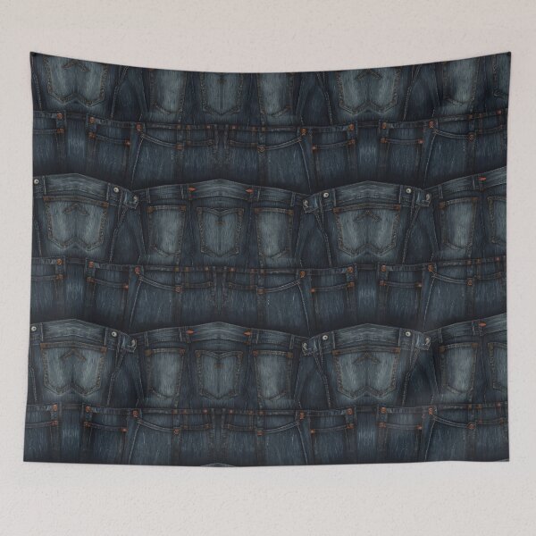 Item preview, Layered Denim Crayon Pattern designed and sold by Glam-OOTD.