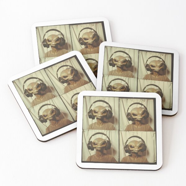 Item preview, Vintage Alien Listing To Music designed and sold by RockFireMerch.