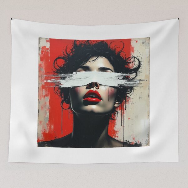 Item preview, Abstract portrait designed and sold by nalpoonggee.