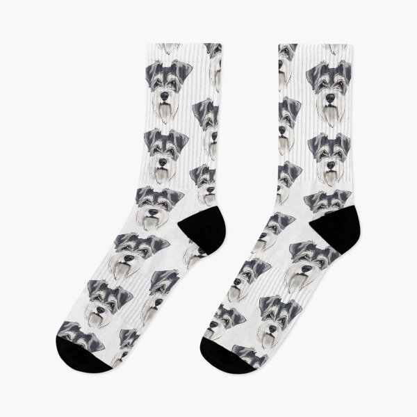 Item preview, Schnauzer face designed and sold by Katie Batchelor.