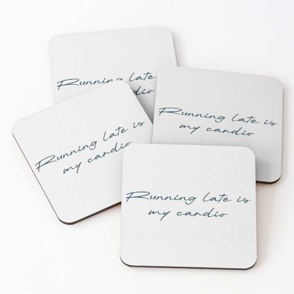 Item preview, Running late is my cardio designed and sold by Ninjacatoff.