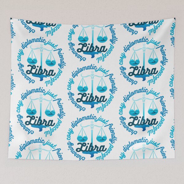 Item preview, Libra – Balanced, Charming & Just Zodiac Design designed and sold by Ink on Thread.