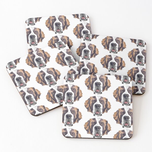 Item preview, Saint Bernard face designed and sold by Katie Batchelor.