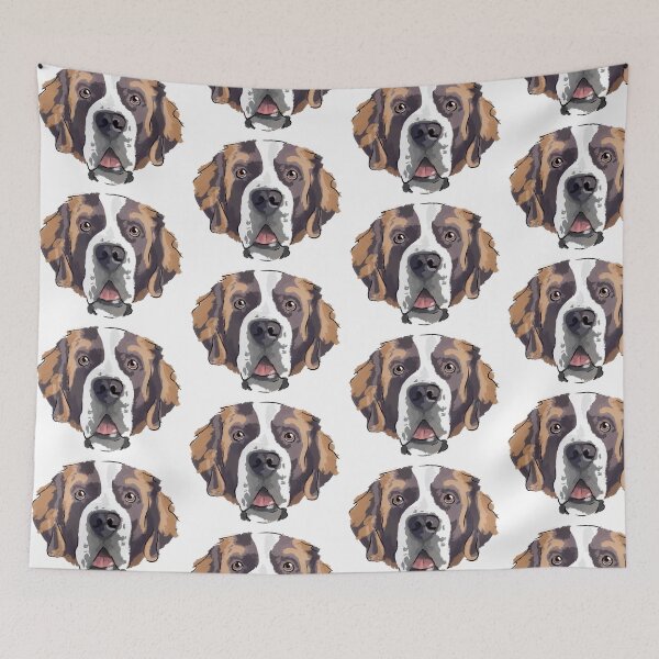 Item preview, Saint Bernard face designed and sold by Katie Batchelor.