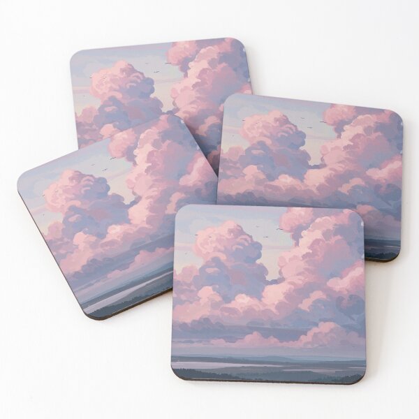Item preview, pink cloud sky scenery designed and sold by wi geon.