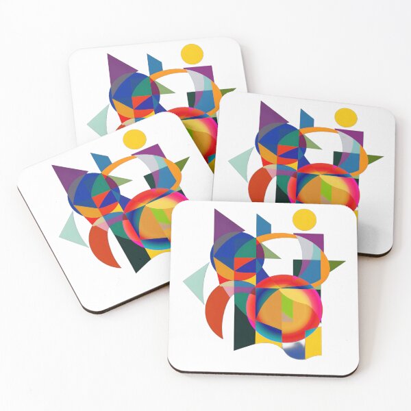 Item preview, Abstract geometric colors designed and sold by clarazen.