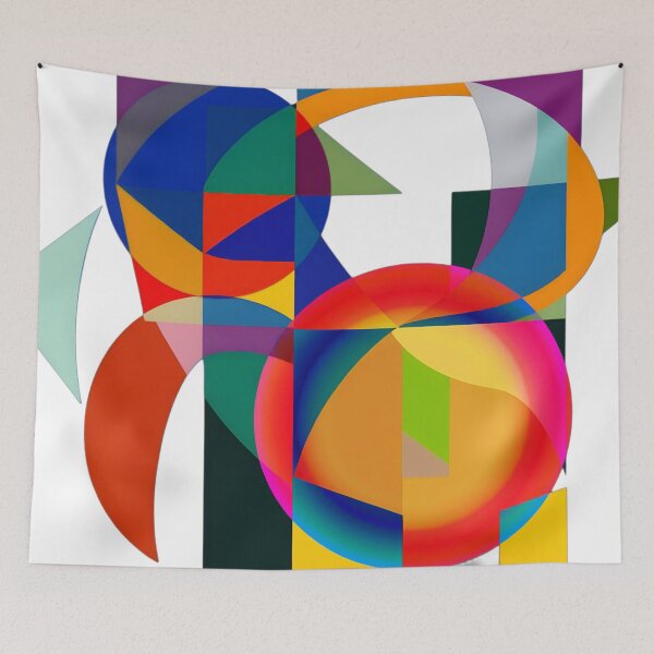 Item preview, Abstract geometric colors designed and sold by clarazen.