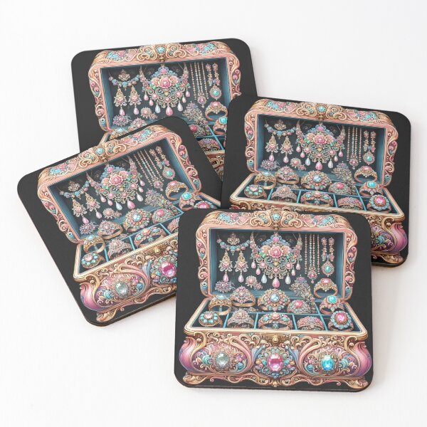Item preview, Exquisite Jewelry Box - Intricate Vintage Treasure Design designed and sold by Desireehaz.