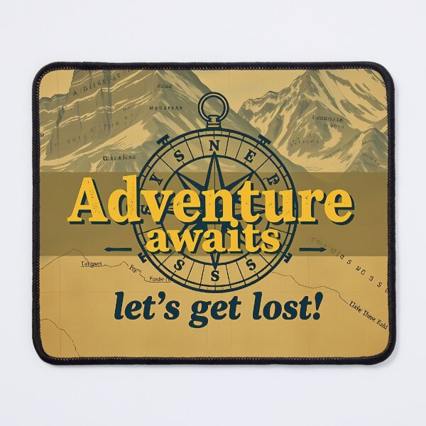 Item preview, Adventure Awaits Vintage Map Travel Explorer Aesthetic designed and sold by zoughlal.