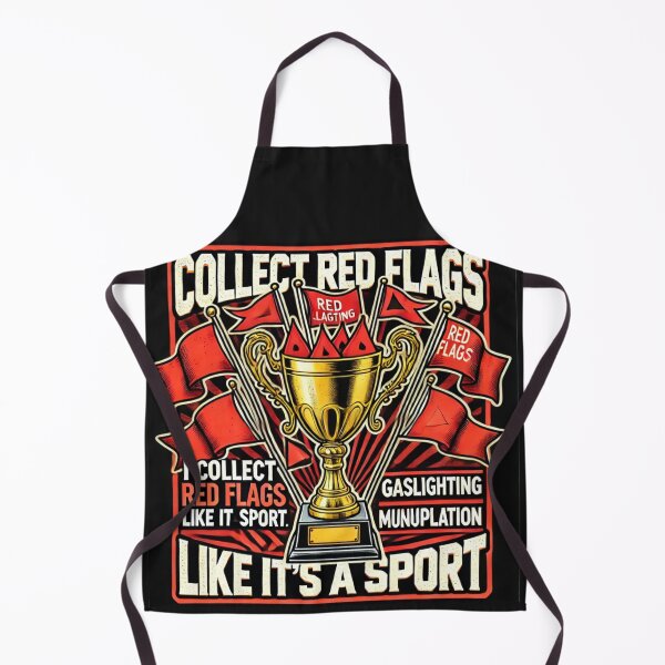 Item preview, Collecting Red Flags - Humorous Trophy Design designed and sold by Desireehaz.