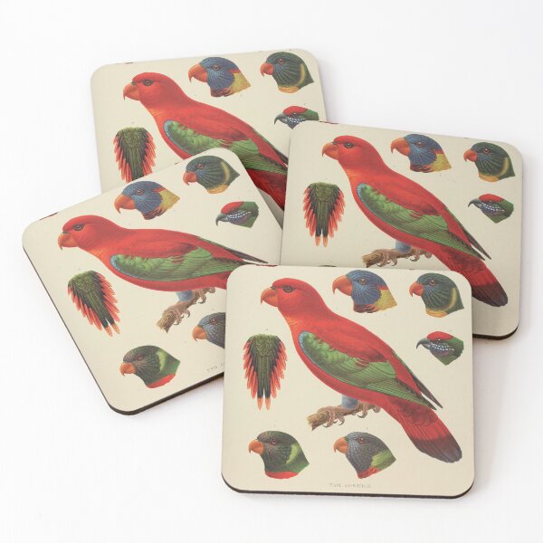 Item preview, Tropical Parrot Scientific Illustration - Zoological Print designed and sold by InnerCitadel.