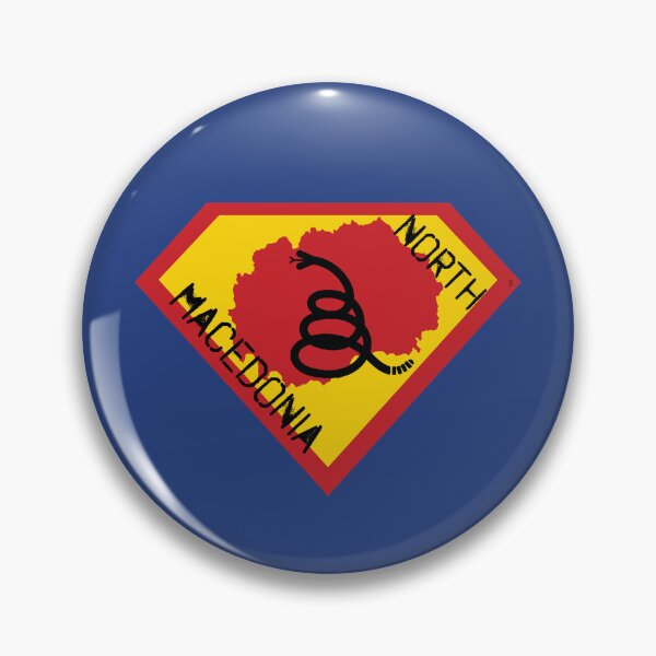 Item preview, NORTH MACEDONIA SHIELD - Freedom Is The Superpower - Modern Gadsden Snake Flag - Dont Tread On Me SUPERHERO spellout design designed and sold by pelagio.