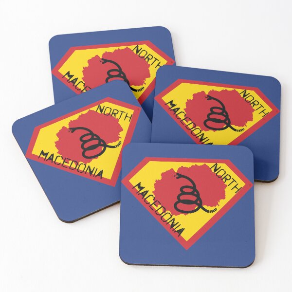 Item preview, NORTH MACEDONIA SHIELD - Freedom Is The Superpower - Modern Gadsden Snake Flag - Dont Tread On Me SUPERHERO spellout design designed and sold by pelagio.