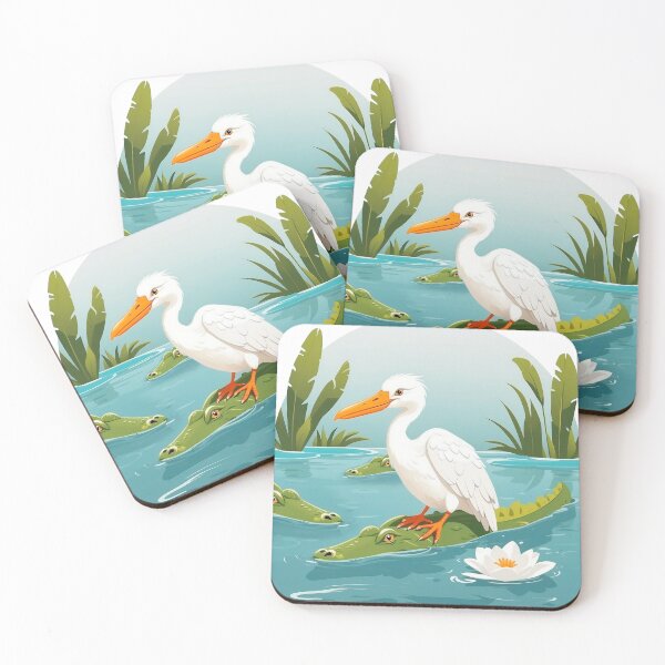 Item preview, Bird Standing On Crocodile designed and sold by mermaids001.