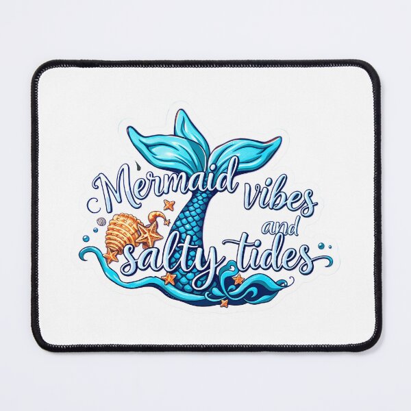 Item preview, Mermaid Vibes Sticker Ocean Aesthetic Beach Lover Fantasy designed and sold by zoughlal.