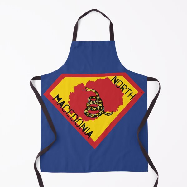 Item preview, NORTH MACEDONIA SHIELD - Freedom Is The Superpower - Gadsden Snake Flag - Dont Tread On Me SUPERHERO spellout design designed and sold by pelagio.