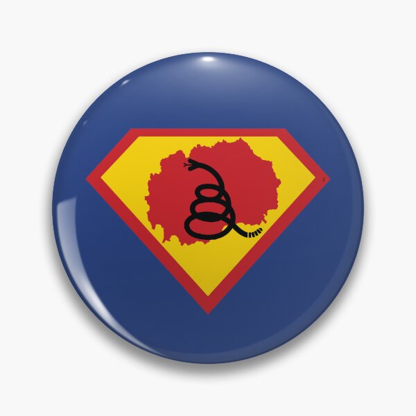 Item preview, NORTH MACEDONIA SHIELD - Freedom Is The Superpower - Modern Gadsden Snake Flag - Dont Tread On Me SUPERHERO design designed and sold by pelagio.