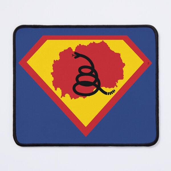 Item preview, NORTH MACEDONIA SHIELD - Freedom Is The Superpower - Modern Gadsden Snake Flag - Dont Tread On Me SUPERHERO design designed and sold by pelagio.
