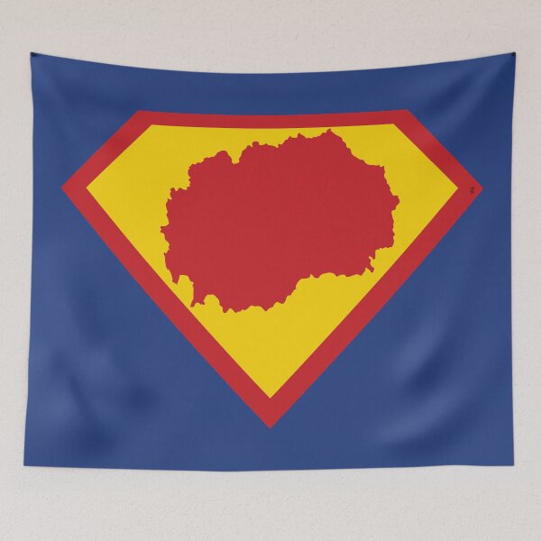 Artikelvorschau, SUPER NORTH MACEDONIA SHIELD - Freiheit ist die Supermacht - SUPERHELD-Design entworfen und verkauft von pelagio.