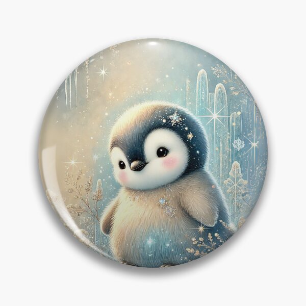 Item preview, Adorable Frost Penguin in a Winter Wonderland designed and sold by glowarya.
