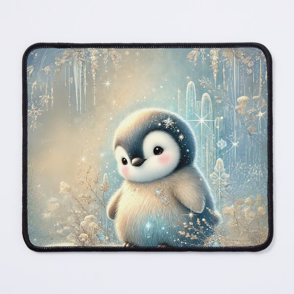 Item preview, Adorable Frost Penguin in a Winter Wonderland designed and sold by glowarya.