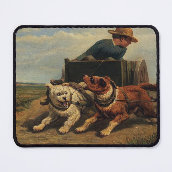 Item preview, Boy with a Dog Cart by Henriëtte Ronner designed and sold by InnerCitadel.