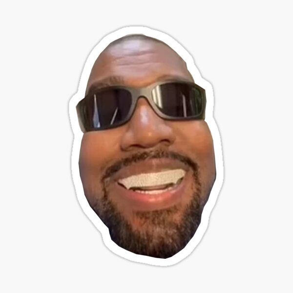 Aperçu de l'œuvre Kanye West Meme Face – Super Bowl  créée et vendue par AndreBabii.