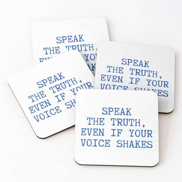 Item preview, Speak the truth, even if your voice shakes, friendship designed and sold by faridman.