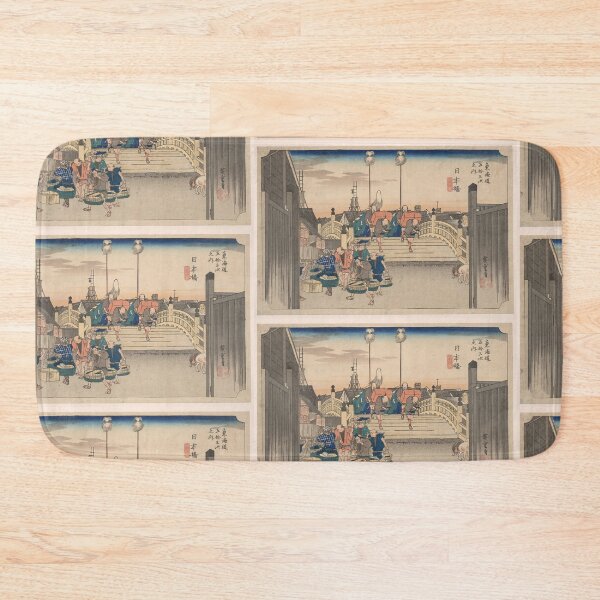 Item preview,  Nihonbashi  Morning Scene  from The 53 Stations of the Tōkaidō  designed and sold by TeeARTHY.
