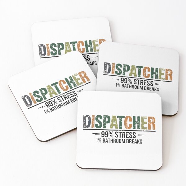Item preview, Dispatcher funny, distressed style designed and sold by MadCatPrints.