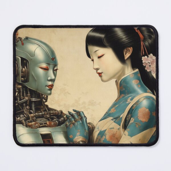 Item preview, Robot Shunga Hybrid Imitation Japanese Erotica #55 designed and sold by NickWhittleArt.