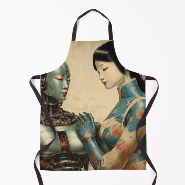 Item preview, Robot Shunga Hybrid Imitation Japanese Erotica #55 designed and sold by NickWhittleArt.