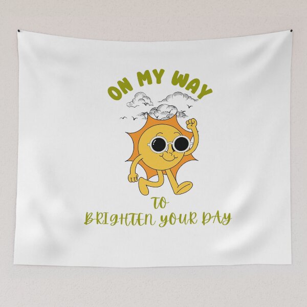 Item preview, On My Way To Brighten Your Day designed and sold by ULTRAMAX_DESIGN.