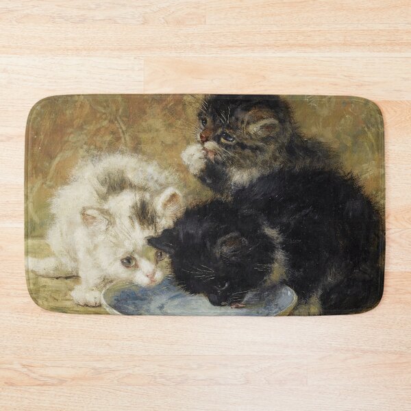 Item preview, Three Kittens by Henriëtte Ronner-Knip designed and sold by InnerCitadel.
