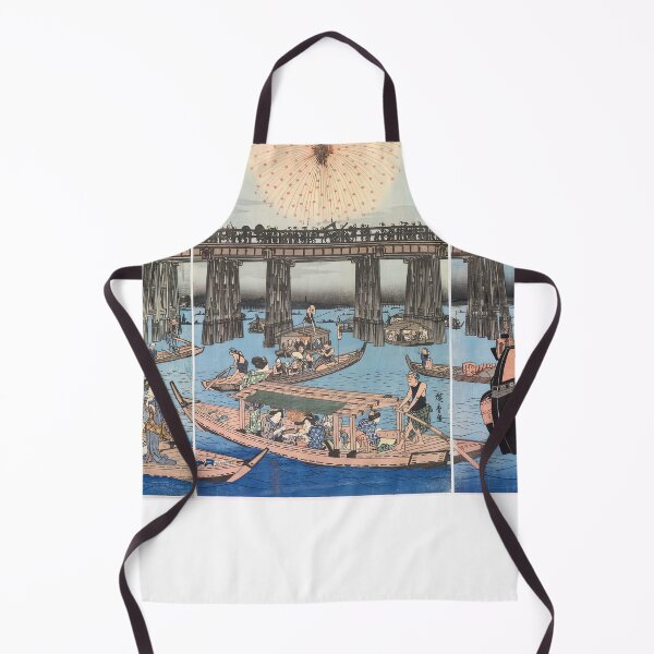 Item preview,  Pleasure Boats at Ryōgoku in the Eastern Capital, Ryōko  Edo Japan by Utagawa Hiroshige  designed and sold by TeeARTHY.