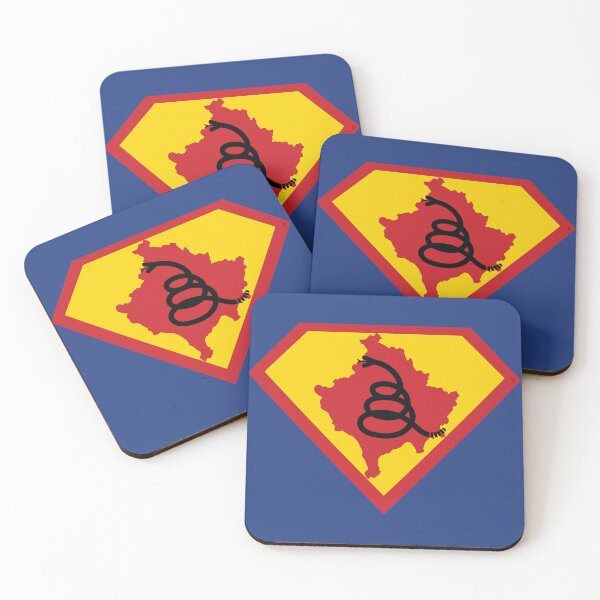 Item preview, KOSOVO SHIELD - Freedom Is The Superpower - Modern Gadsden Snake Flag - Dont Tread On Me SUPERHERO  design designed and sold by pelagio.