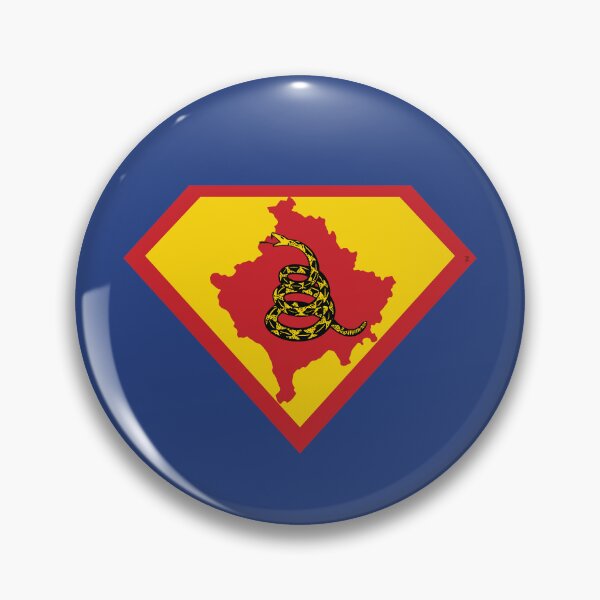 Item preview, KOSOVO SHIELD - Freedom Is The Superpower - Gadsden Snake Flag - Dont Tread On Me SUPERHERO design designed and sold by pelagio.