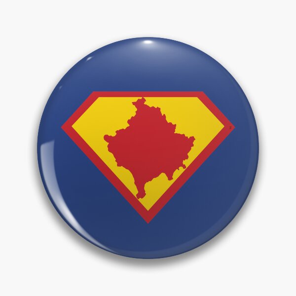 Item preview, SUPER KOSOVO SHIELD - Freedom Is The Superpower - SUPERHERO design designed and sold by pelagio.