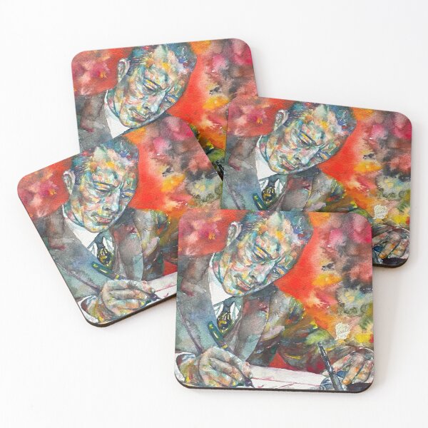 Item preview, ALBERT CAMUS - watercolor portrait .7 designed and sold by lautir.