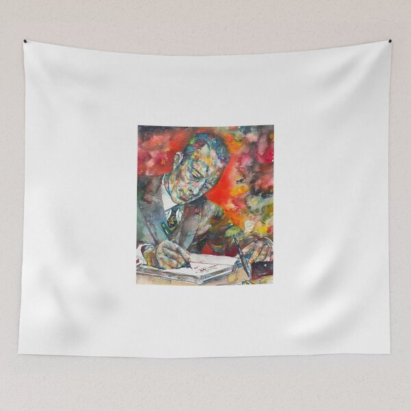 Item preview, ALBERT CAMUS - watercolor portrait .7 designed and sold by lautir.