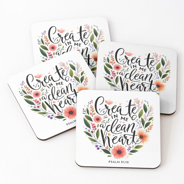 Item preview, Create in Me a clean Heart designed and sold by ibelieveimages.