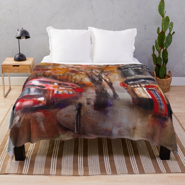 Item preview, London Art Painting Red Bus art designed and sold by Tamarioniart.