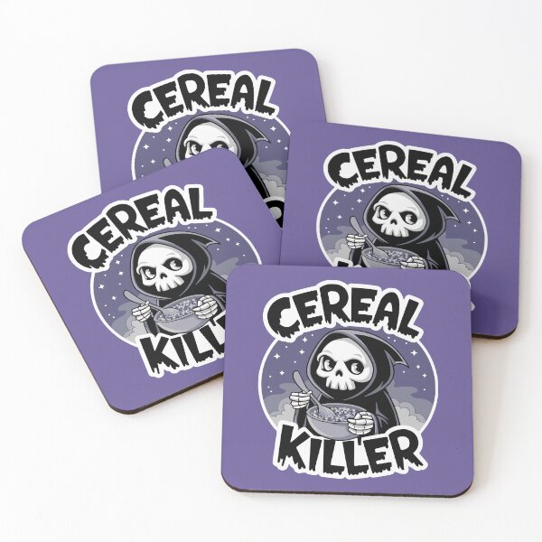 Item preview, Cereal Killer! Funny Grim Reaper Food Pun designed and sold by PMCreative.