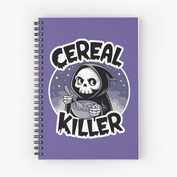 Item preview, Cereal Killer! Funny Grim Reaper Food Pun designed and sold by PMCreative.