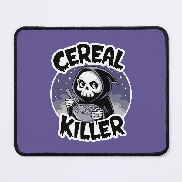 Item preview, Cereal Killer! Funny Grim Reaper Food Pun designed and sold by PMCreative.