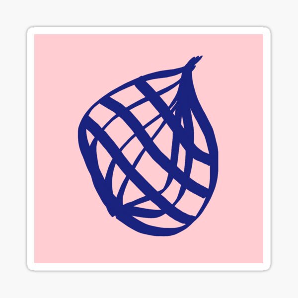 Blue Mesh Sticker