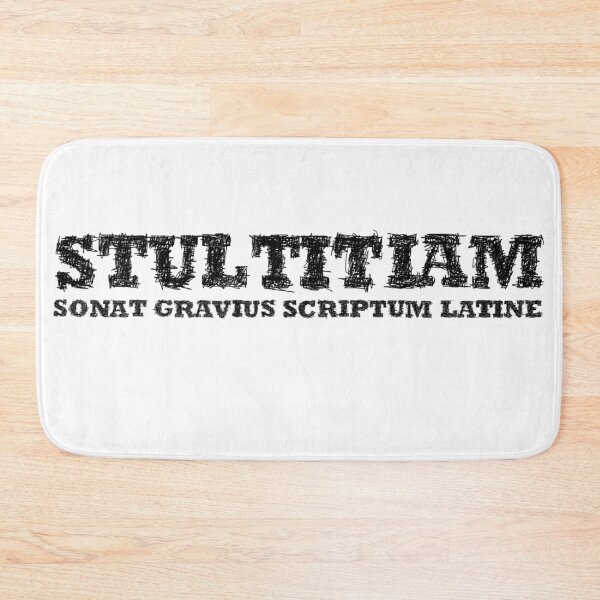 Item preview, stultitiam - serious idiotic latin quote designed and sold by BeJahMan.